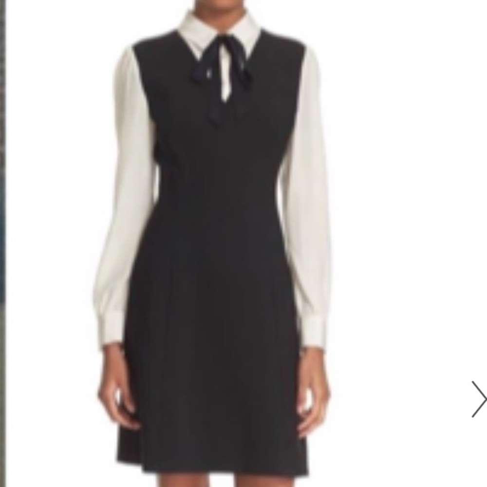 Kate Spade Bow Tie Black and Cream dress